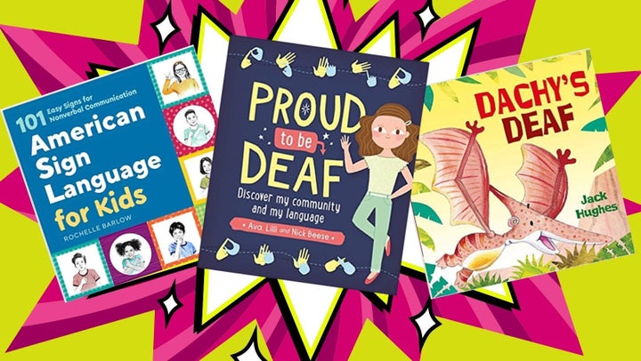 Teach your kid how to embrace the hearing abilities of others with this <a href="https://www.amazon.com/American-Sign-Language-Kids-Communication/dp/1641526017?tag=tessaflores-20&ascsubtag=62421d5fe4b0742dfa55ac5e%2C-1%2C-1%2Cd%2C0%2C0%2Chp-fil-am%3D0%2C0%3A0%2C0%2C0%2C0" target="_blank" role="link" data-amazon-link="true" rel="sponsored" class=" js-entry-link cet-external-link" data-vars-item-name="basic sign language book" data-vars-item-type="text" data-vars-unit-name="62421d5fe4b0742dfa55ac5e" data-vars-unit-type="buzz_body" data-vars-target-content-id="https://www.amazon.com/American-Sign-Language-Kids-Communication/dp/1641526017?tag=tessaflores-20&ascsubtag=62421d5fe4b0742dfa55ac5e%2C-1%2C-1%2Cd%2C0%2C0%2Chp-fil-am%3D0%2C0%3A0%2C0%2C0%2C0" data-vars-target-content-type="url" data-vars-type="web_external_link" data-vars-subunit-name="article_body" data-vars-subunit-type="component" data-vars-position-in-subunit="0">basic sign language book</a>, this <a href="https://www.amazon.com/Proud-be-Deaf-Ava-Beese/dp/1526302187?tag=tessaflores-20&ascsubtag=62421d5fe4b0742dfa55ac5e%2C-1%2C-1%2Cd%2C0%2C0%2Chp-fil-am%3D0%2C0%3A0%2C0%2C0%2C0" target="_blank" role="link" data-amazon-link="true" rel="sponsored" class=" js-entry-link cet-external-link" data-vars-item-name="child-led book" data-vars-item-type="text" data-vars-unit-name="62421d5fe4b0742dfa55ac5e" data-vars-unit-type="buzz_body" data-vars-target-content-id="https://www.amazon.com/Proud-be-Deaf-Ava-Beese/dp/1526302187?tag=tessaflores-20&ascsubtag=62421d5fe4b0742dfa55ac5e%2C-1%2C-1%2Cd%2C0%2C0%2Chp-fil-am%3D0%2C0%3A0%2C0%2C0%2C0" data-vars-target-content-type="url" data-vars-type="web_external_link" data-vars-subunit-name="article_body" data-vars-subunit-type="component" data-vars-position-in-subunit="1">child-led book</a> on what it's like to be deaf and this <a href="https://www.amazon.com/Dachys-Deaf-Dinosaur-Friends-Hughes/dp/0750278013?tag=tessaflores-20&ascsubtag=62421d5fe4b0742dfa55ac5e%2C-1%2C-1%2Cd%2C0%2C0%2Chp-fil-am%3D0%2C0%3A0%2C0%2C0%2C0" target="_blank" role="link" data-amazon-link="true" rel="sponsored" class=" js-entry-link cet-external-link" data-vars-item-name="adorable story" data-vars-item-type="text" data-vars-unit-name="62421d5fe4b0742dfa55ac5e" data-vars-unit-type="buzz_body" data-vars-target-content-id="https://www.amazon.com/Dachys-Deaf-Dinosaur-Friends-Hughes/dp/0750278013?tag=tessaflores-20&ascsubtag=62421d5fe4b0742dfa55ac5e%2C-1%2C-1%2Cd%2C0%2C0%2Chp-fil-am%3D0%2C0%3A0%2C0%2C0%2C0" data-vars-target-content-type="url" data-vars-type="web_external_link" data-vars-subunit-name="article_body" data-vars-subunit-type="component" data-vars-position-in-subunit="2">adorable story</a> about loving and supporting deaf peers.
