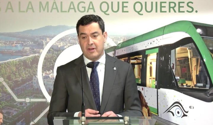 El presidente andaluz, Juanma Moreno.