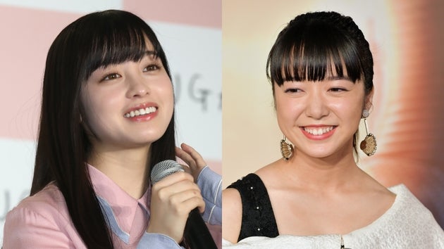 橋本環奈さん(左)と上白石萌音さん