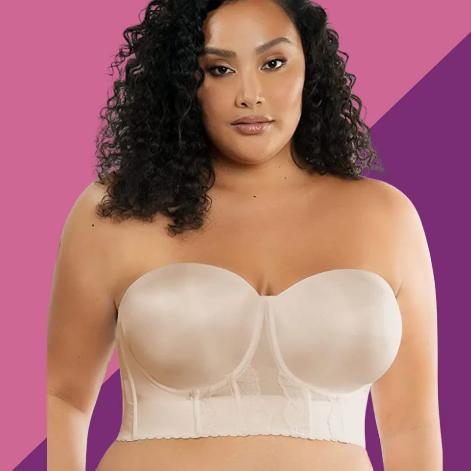 Top Strapless Bras for Large Breasts & How To Find The Right Size