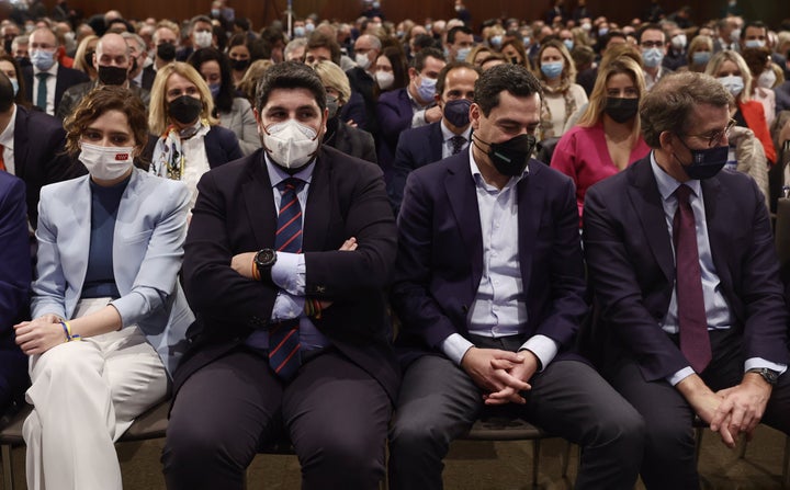 Ayuso, López Miras, Moreno y Feijóo