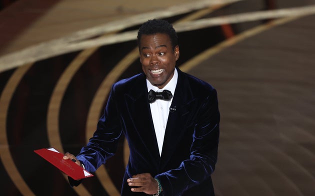 第94回アカデミー賞授賞式でプレゼンターを務めたクリス・ロック氏(2022年3月27日)