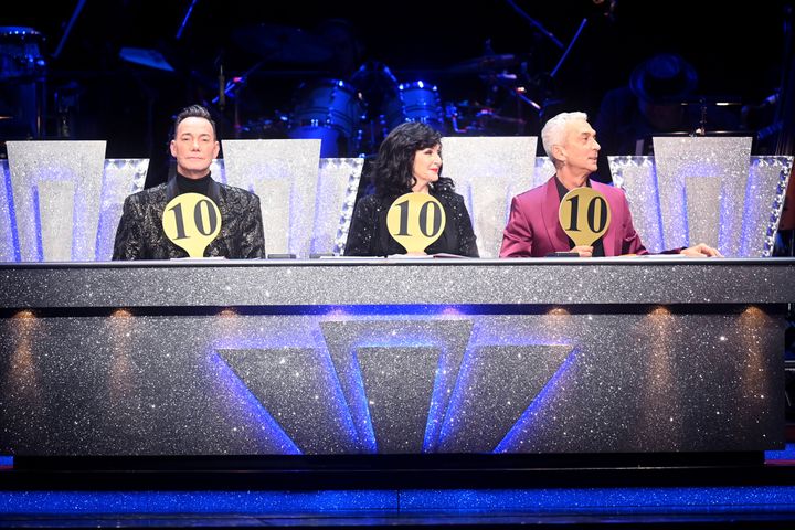 Craig, Shirley and Bruno pictured on this year's Strictly tour