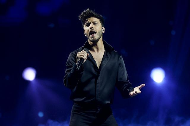Blas Cantó en Eurovisión 2021.