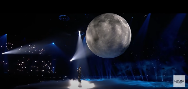 Blas Cantó interpreta 'Voy a quedarme' en Eurovisión 2021.