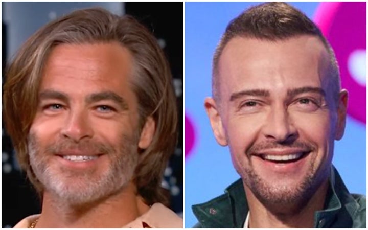 Chris Pine, left, vs. Joey Lawrence, right.