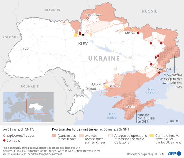 Update on the military situation in Ukraine this Thursday 31