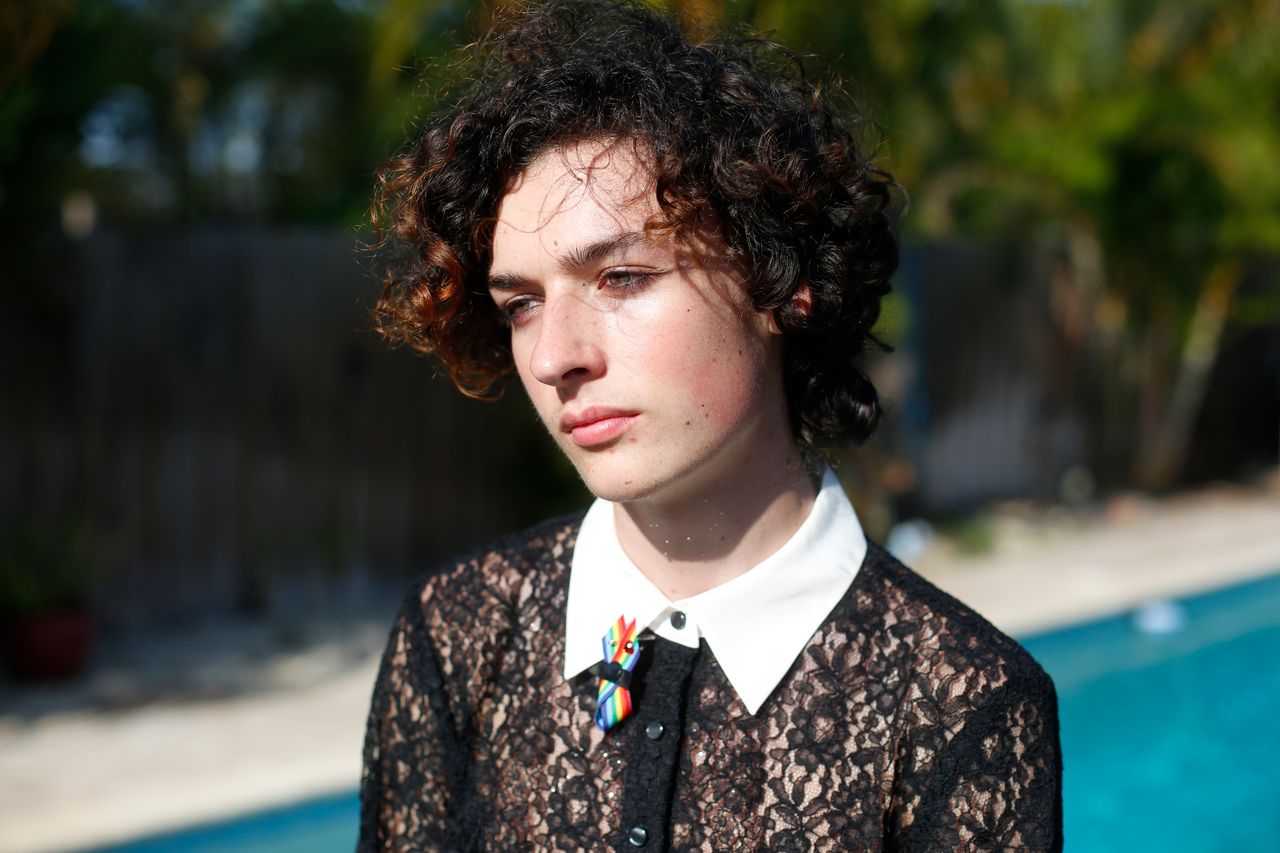 Will poses for a photo at their home in Winter Park, Florida.