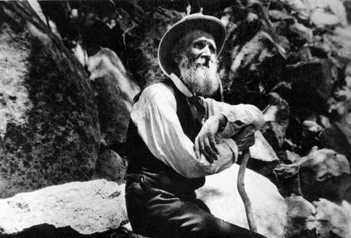 Naturalist John Muir at Yosemite National Park in California in 1907, in a photo provided by the National Park Service. Conflict within the Sierra Club initially centered on Muir, its founder, and whether he held racist views and how that history should affect the club and its leadership.