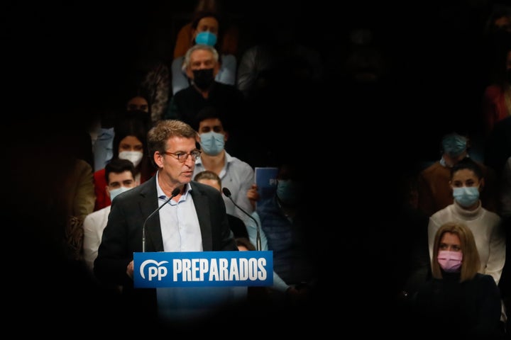 Feijóo, en un acto en Murcia