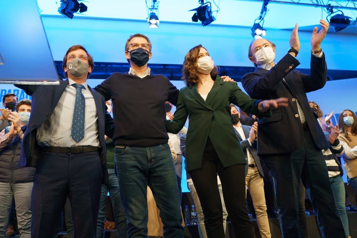 Almedia, Feijóo, Ayuso y García Escudero
