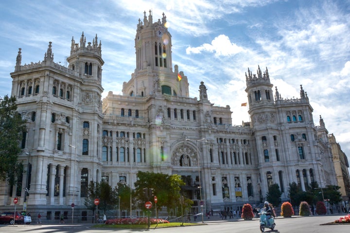Vista de la sede del Ayuntamiento de Madrid, el Palacio de Cibeles.