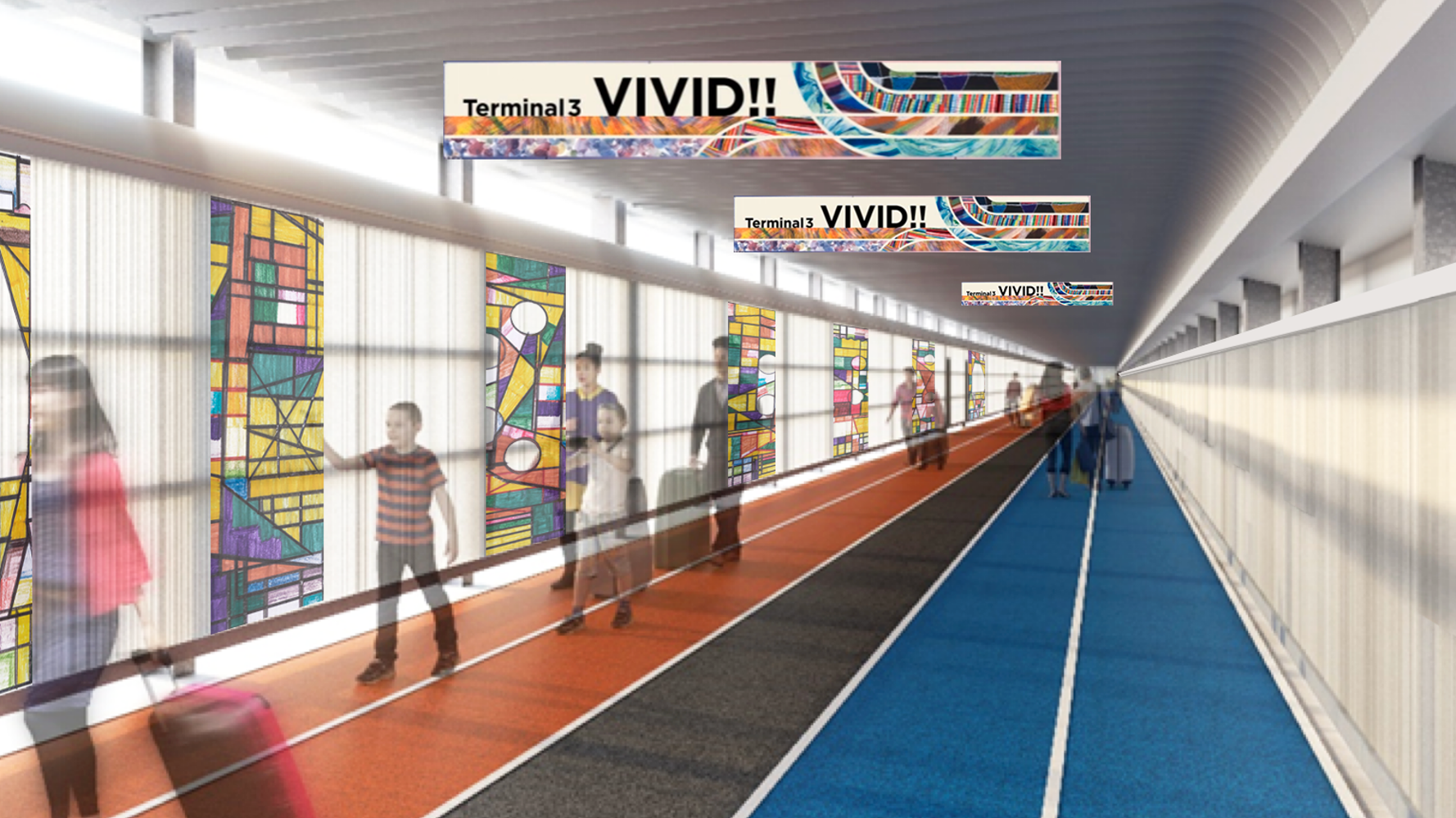 ヘラルボニーが成田空港をジャック 異彩を放つアートを身近に感じて ハフポスト アートとカルチャー