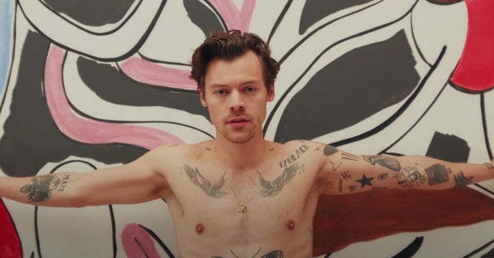 Harry Styles in the video for his new single As It Was