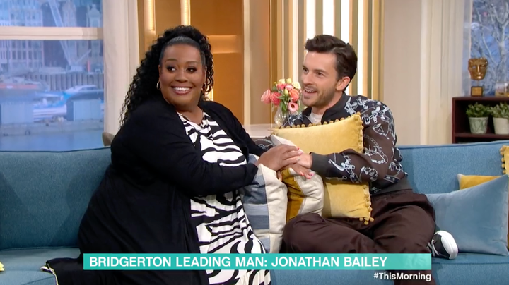 Alison Hammond and Jonathan Bailey