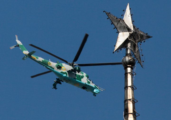 Ουκρανικό Mi-24 Hind. 
