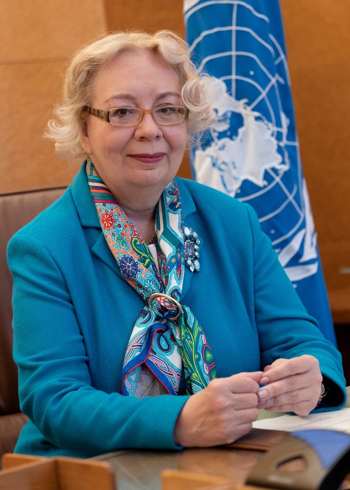 5 Αυγούστου 2019. Η Τατιάνα Βολόβαγια έχει αναλάβει καθήκοντα ως Γενική Διευθύντρια στην έδρα του ΟΗΕ στην Γενεύη. UN Photo / Jean Marc Ferré