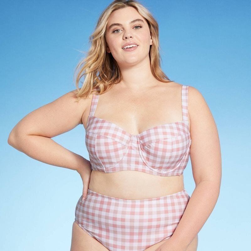 Out From Under Clover Gingham Bra