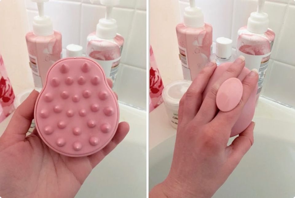 A shampoo scalp massager you can use in the shower