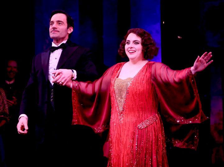 Karimloo (left) called his "Funny Girl" co-star Beanie Feldstein "a gift of a scene partner" and "the quickest and most seamless partnership that I’ve had."