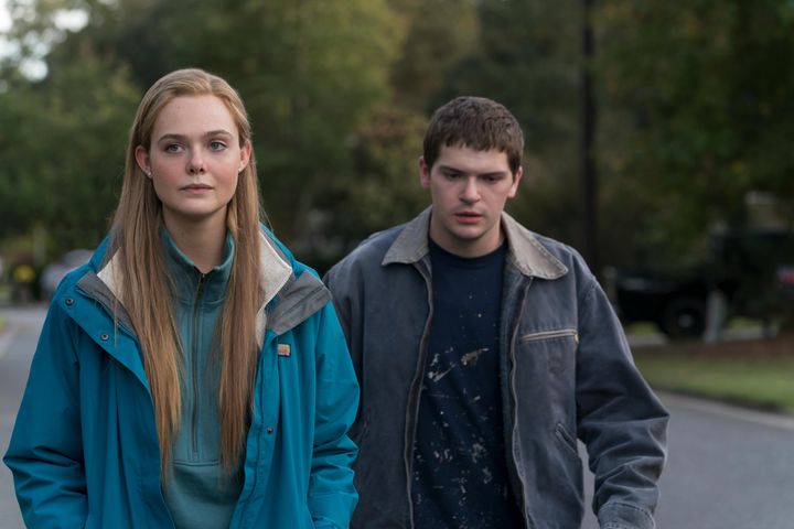 Michelle Carter (Elle Fanning) and Conrad Roy (Colton Ryan) in "The Girl From Plainville," streaming on Hulu.
