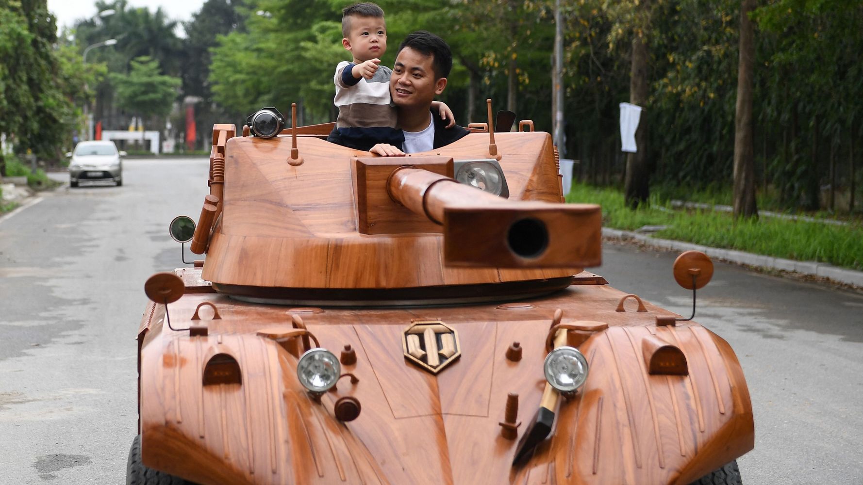 世界一安全な戦車 をベトナムのお父さんが開発 なんと木製 すべての戦車がこれと同じなら良い ハフポスト World