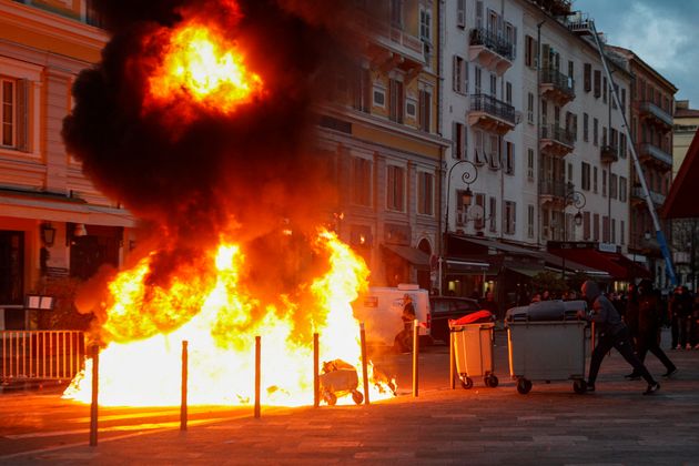 En Corse, de nouvelle manifestation pour Yvan Colonna, émaillées de violences (Photo d'un...