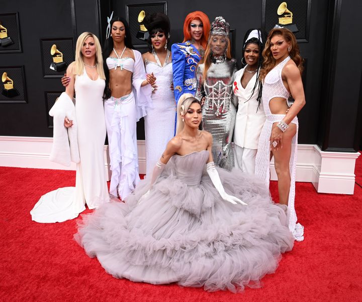 The stars of RuPaul's Drag Race at the Grammys