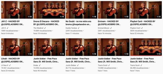 Les chaînes Youtube de Justin Bieber, Drake, Cardi B ou Travis Scott