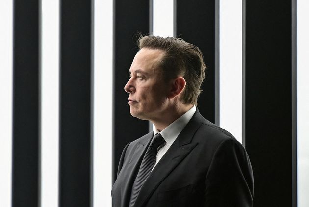 Elon Musk à la cérémonie d'ouverture de la nouvelle Gigafactory Telsa à Grünheide,...