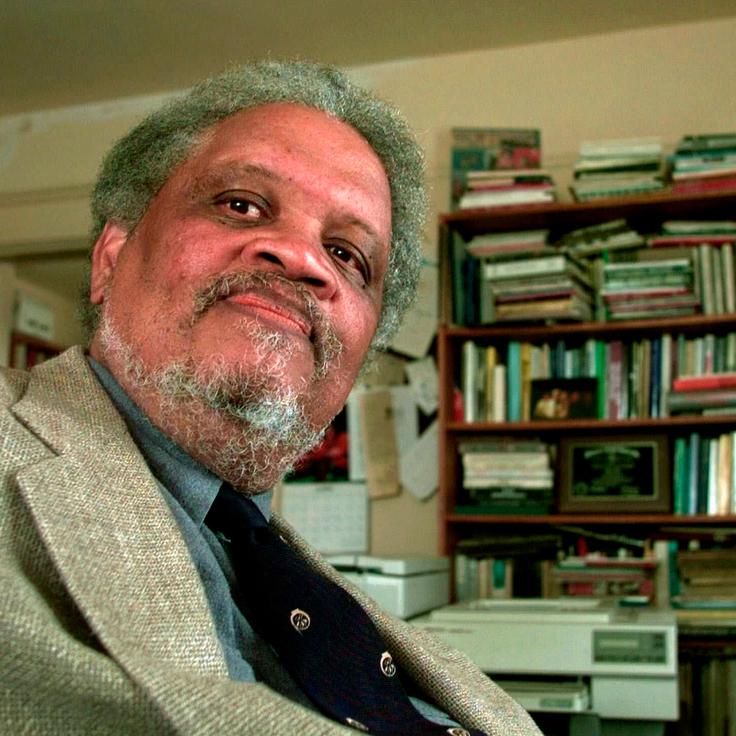 FILE - Novelist and poet Ishmael Reed appears in his office at his home in Oakland, Calif., on June 1, 1998. Reed is receiving a lifetime achievement award for his contributions to literature. The Cleveland Foundation announced Tuesday that Reed is among this year’s winners of the Anisfield-Wolf Book Award, given for work that “confronts racism and explores diversity.” (AP Photo/Paul Sakuma, File)