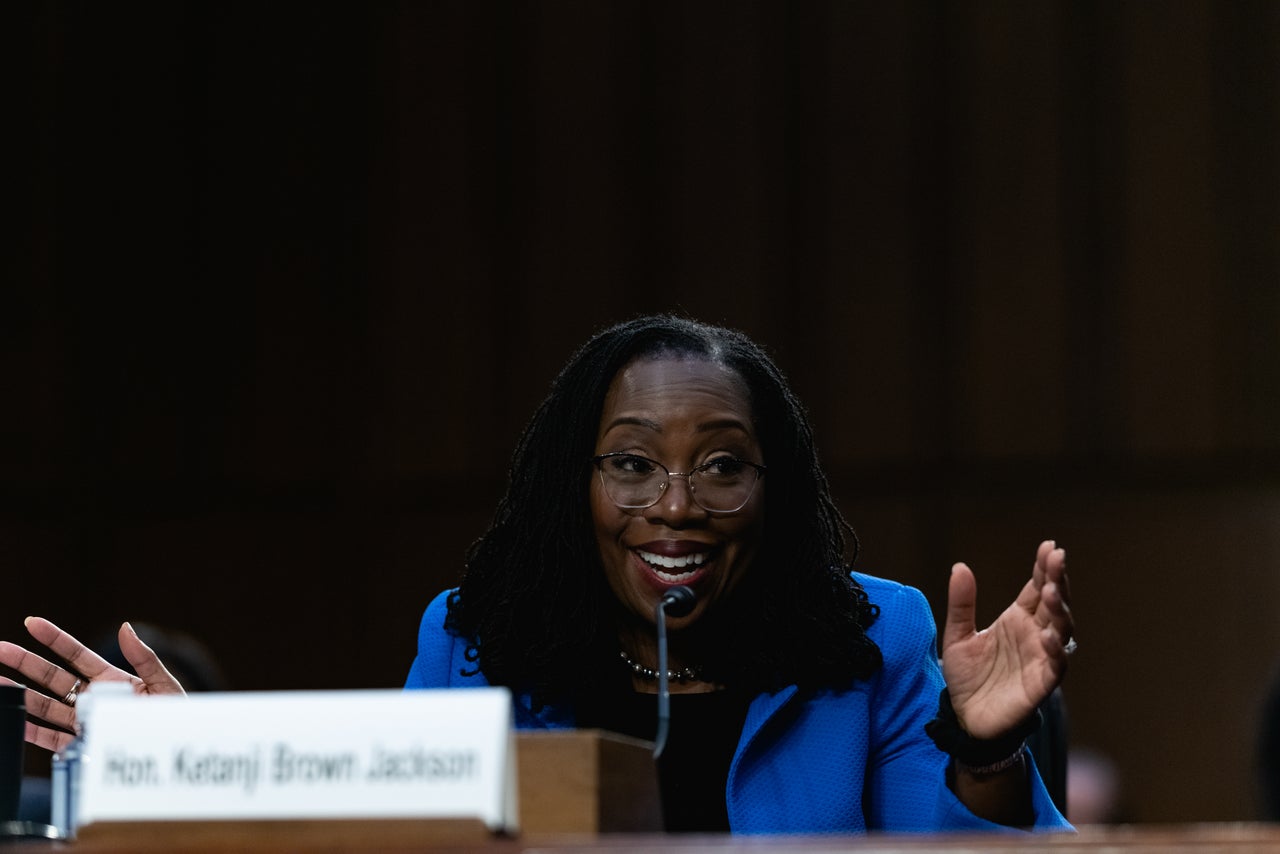 Jackson testifies before the Senate Judiciary Committee.