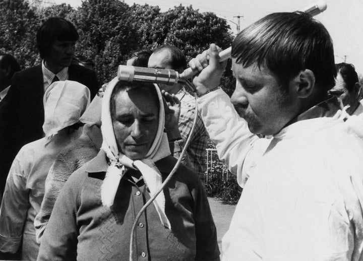 Evacuación y control de radiactividad tras el desastre nuclear de Chernóbil. En Ucrania, 1986.