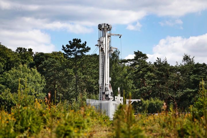 A drilling site in West Sussex
