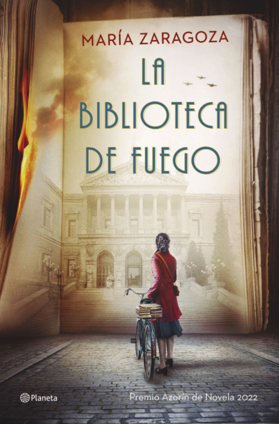Portada de 'La biblioteca de fuego'.