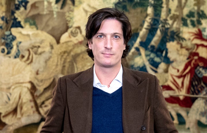 Luis Medina en el 'frontrow' de uno de los desfiles de la Pasarela Cibeles Fashion Week Madrid en enero de 2020.