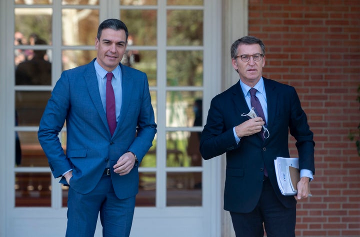 Sánchez y Feijóo