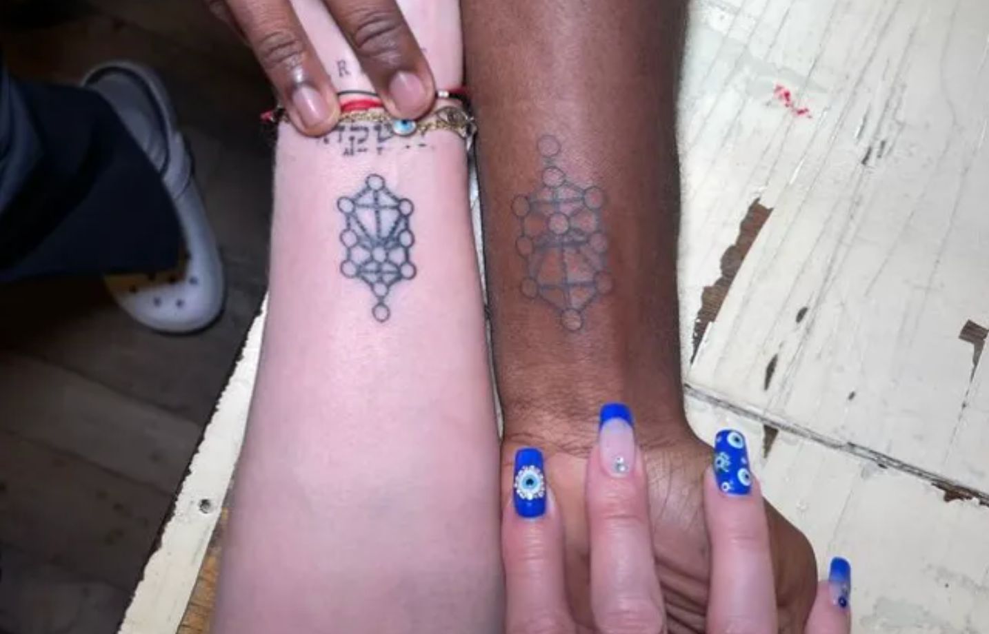 Perfectly Balanced Sun and Moon Matching Tattoos  TattooGlee  Matching  tattoos Matching friendship tattoos Small matching tattoos