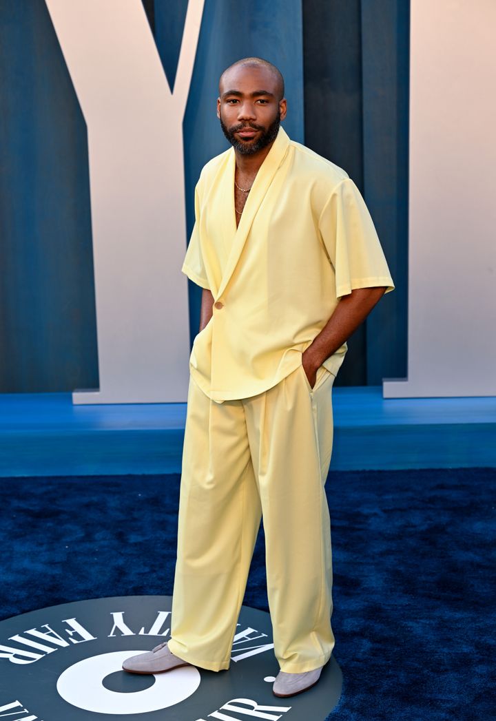 Donald Glover attends the 2022 Vanity Fair Oscars party.