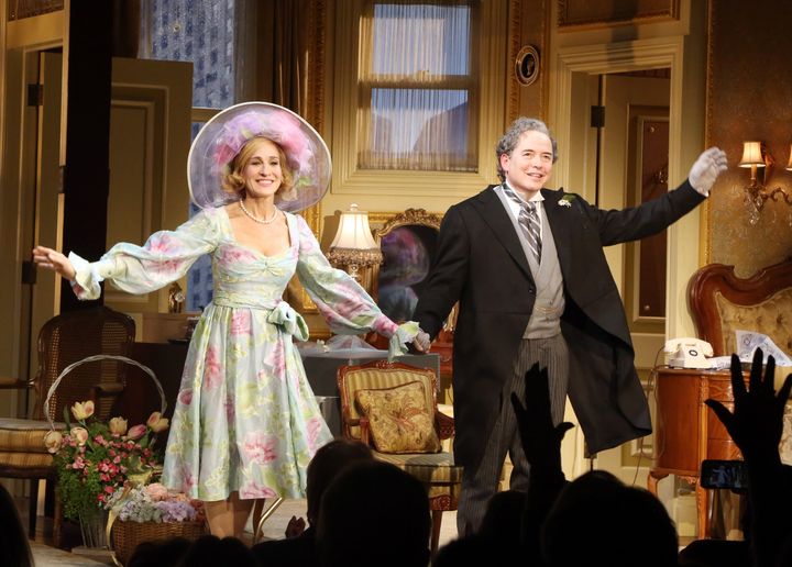 Sarah Jessica Parker (left) and Matthew Broderick in Neil Simon's "Plaza Suite" on Broadway. 