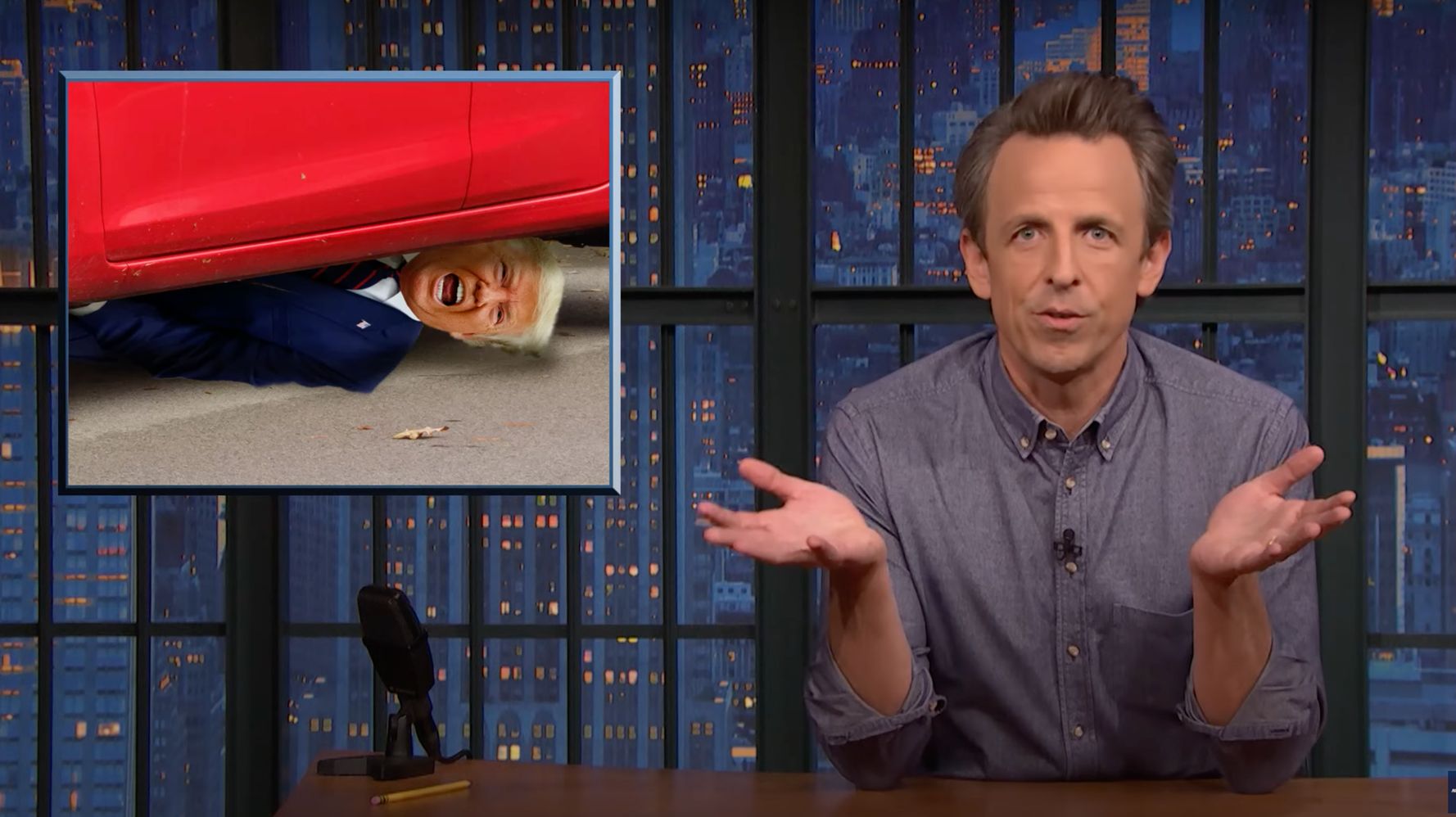 Seth Meyers Says Trump's Latest Shenanigans Are Where 'Dangerous Meets Pathetic'