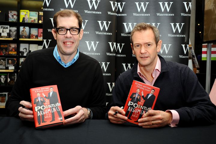 Richard with Pointless co-host Alexander Armstrong