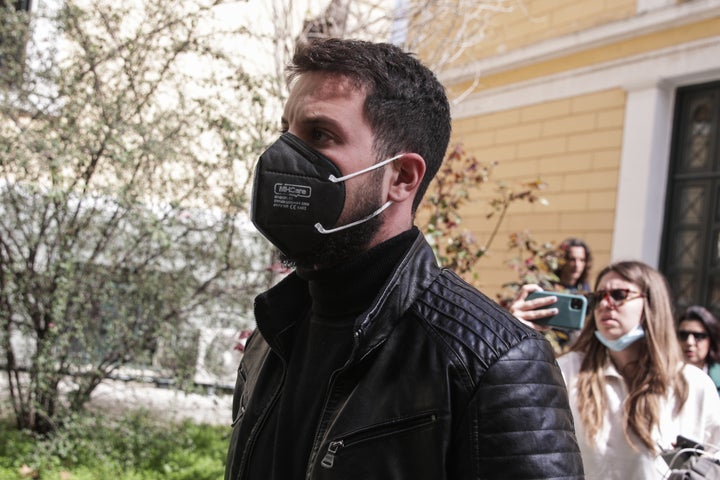 Κατάθεση του Μάνου Δασκαλάκη ενώπιον της ανακρίτριας που ερευνά τον θάνατο της μεγαλύτερης κόρης του, της 9χρονης Τζωρτζίνας, Πέμπτη 7 Απριλίου 2022. (ΣΩΤΗΡΗΣ ΔΗΜΗΤΡΟΠΟΥΛΟΣ/EUROKINISSI)