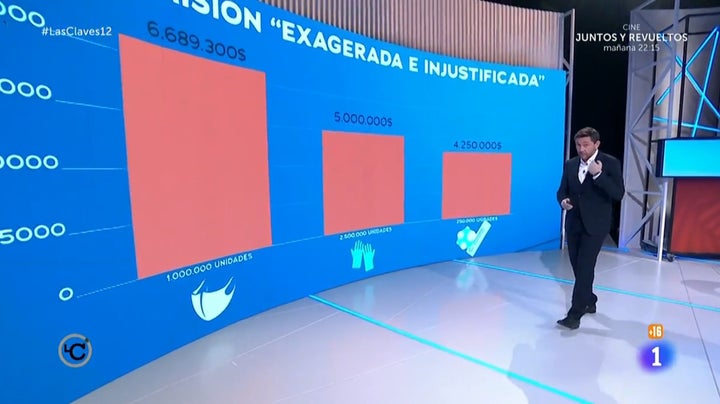 El periodista Javier Ruiz en el programa de TVE, 'Las Claves del Siglo XXI'.