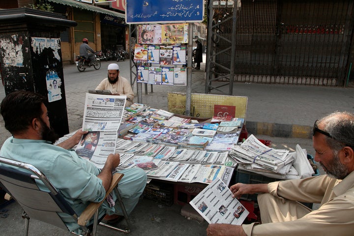 Pakistan's Supreme Court blocked Prime Minister Imran Khan's bid to stay in power, ruling that his move to dissolve Parliament and call early elections was illegal. That set the stage for a no-confidence vote by opposition lawmakers. (AP Photo/Muhammad Sajjad)