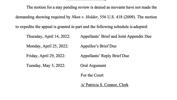 Ruling by the U.S. Court of Appeals for the Fourth Circuit calls for expedited hearing concerning an injunction against the challenge to Rep. Madison Cawthorn's reelection.