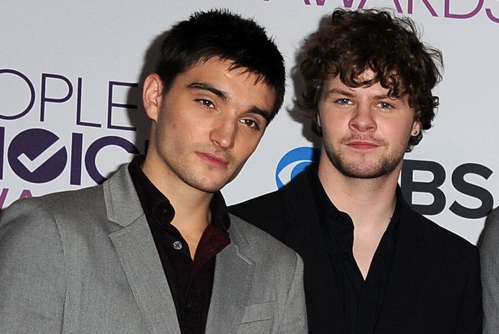 Tom Parker and Jay McGuiness of The Wanted, pictured in 2013