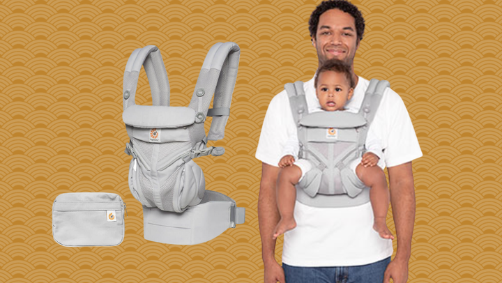 Ergobaby's <a href="https://www.amazon.com/Ergobaby-Ergonomic-Carrier-Positions-Newborn/dp/B0743L6R1T?tag=lourdesuribe-20&ascsubtag=6250926be4b066ecde0632f3%2C-1%2C-1%2Cd%2C0%2C0%2Chp-fil-am%3D0" target="_blank" role="link" data-amazon-link="true" rel="sponsored" class=" js-entry-link cet-external-link" data-vars-item-name="Omni 360 carrier" data-vars-item-type="text" data-vars-unit-name="6250926be4b066ecde0632f3" data-vars-unit-type="buzz_body" data-vars-target-content-id="https://www.amazon.com/Ergobaby-Ergonomic-Carrier-Positions-Newborn/dp/B0743L6R1T?tag=lourdesuribe-20&ascsubtag=6250926be4b066ecde0632f3%2C-1%2C-1%2Cd%2C0%2C0%2Chp-fil-am%3D0" data-vars-target-content-type="url" data-vars-type="web_external_link" data-vars-subunit-name="article_body" data-vars-subunit-type="component" data-vars-position-in-subunit="0">Omni 360 carrier</a>.