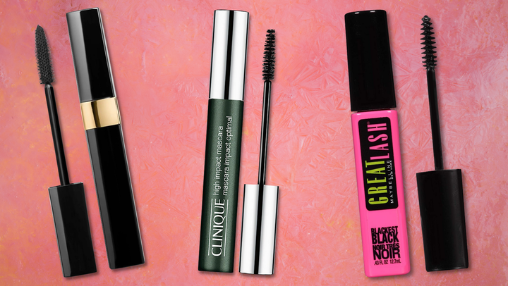 Chanel Inimitable mascara, Clinique High Impact mascara, Maybelline Great Lash mascara