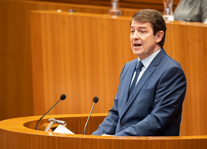 Mañueco, en su discurso de investidura